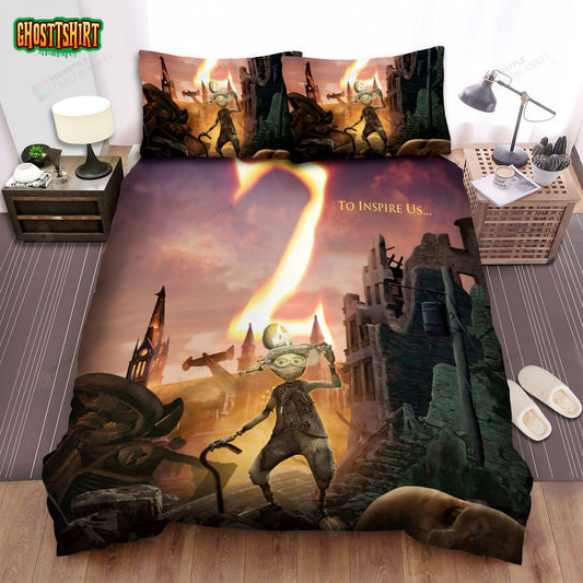 9 (I) (2009) Character #2 To Inspire Us Movie Poster Bed Sheets Duvet Cover Bedding Set