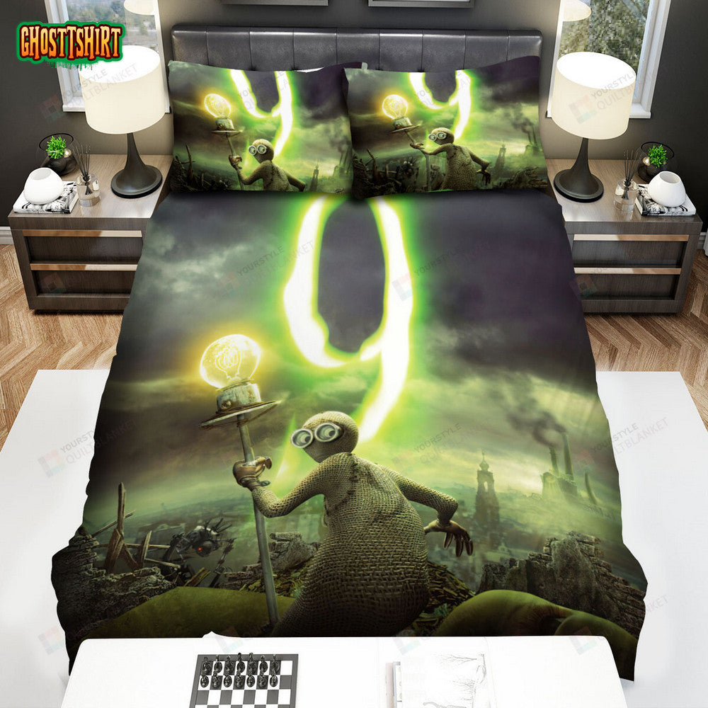 9 (I) (2009) When Our Ended Their Mission Began Movie Poster Bed Sheets Duvet Cover Bedding Set