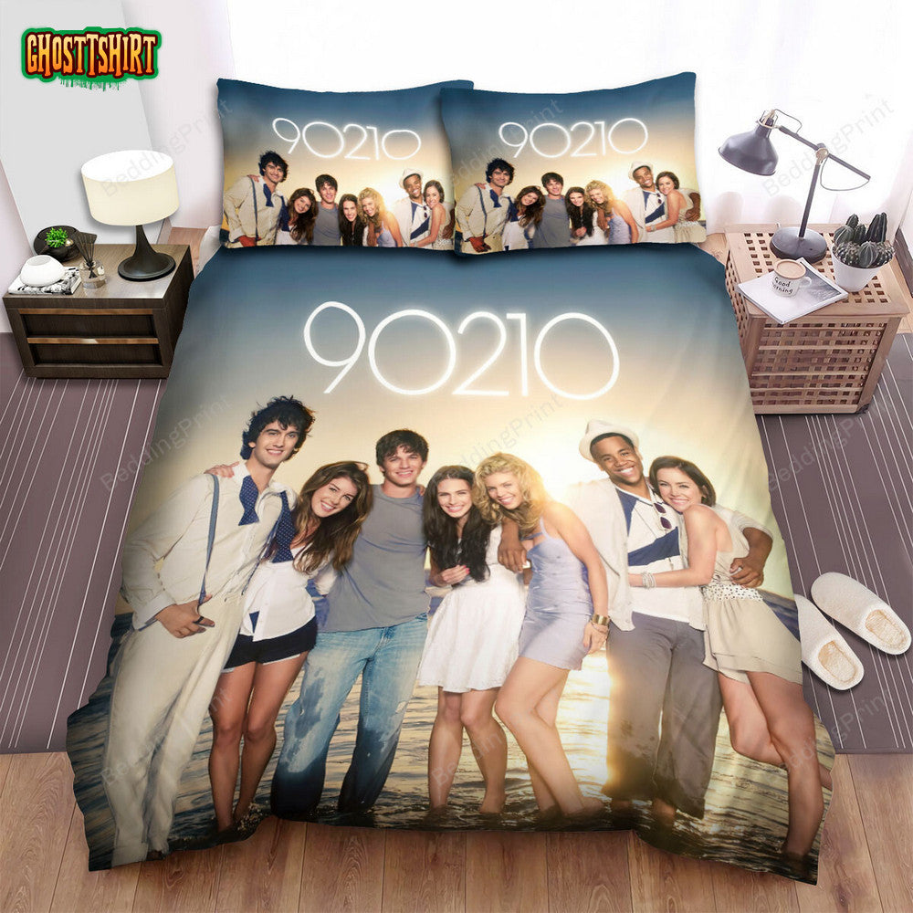90210 Movie Poster 4 Bed Sheets Duvet Cover Bedding Set