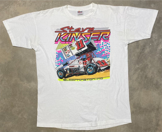 Vintage 1989 Steve Kinser Sprint Car Tee