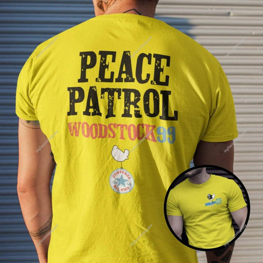 1999 Woodstock Peace Patrol Shirt, Woodstock 99 Shirt