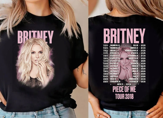 Cara Delevingne Britney Spears Shirt, Britney Piece of Me Tour 2018