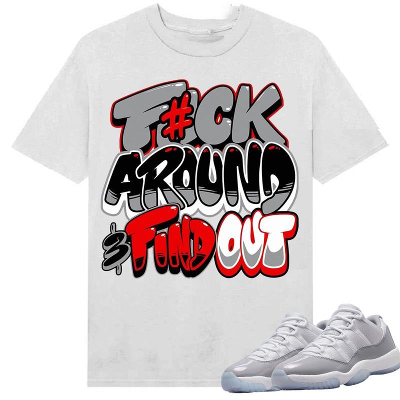 A J 11 Low Cement Grey Shirt To Match Sneaker Fuch Around