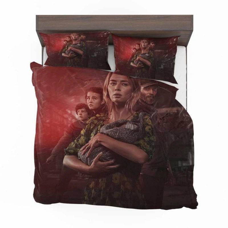 A Quiet Place Part II Movie Poster Bedding Set
