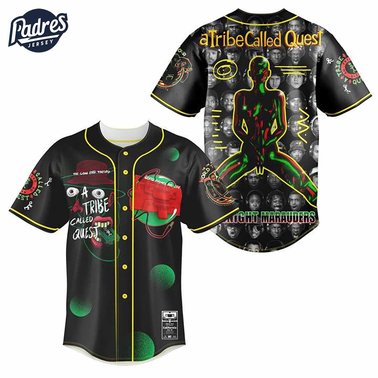 A Tribe Called Quest Music Baseball Jersey - Padres Jersey Oasis: Elevate Your Baseball Style Game
