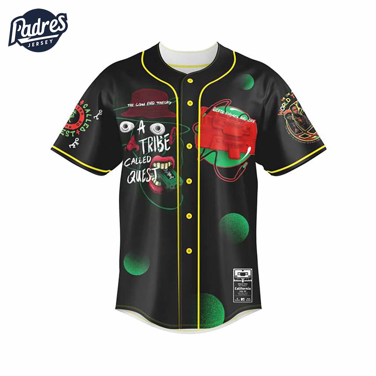 A Tribe Called Quest Music Baseball Jersey - Padres Jersey Oasis: Elevate Your Baseball Style Game