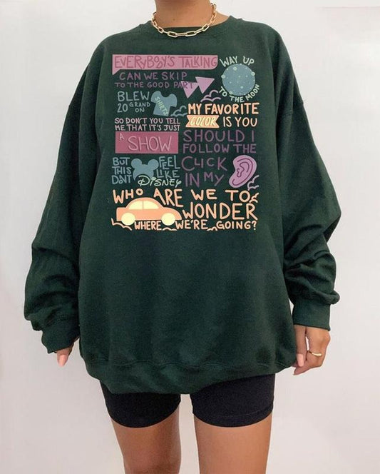 A.J.R Brothers Band Sweatshirt, A.J.R Tracklist Songs Album Sweatshirt, The Maybe Man Tour 2024 Sweatshirt, Fans Gift