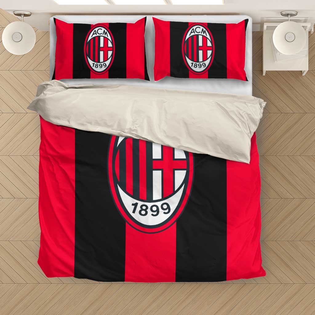 AC Milan Red Black Bedding Set