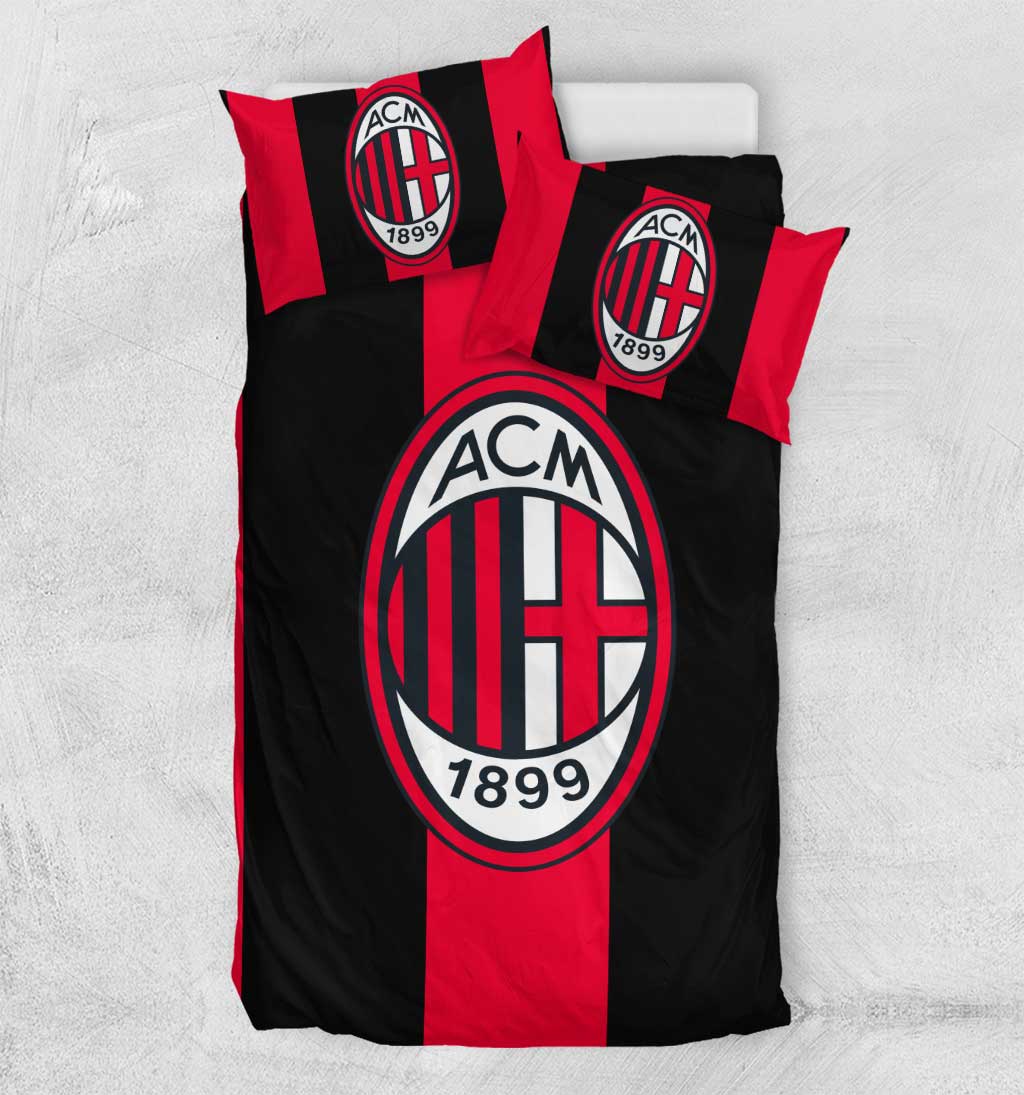 AC Milan Red Black Bedding Set