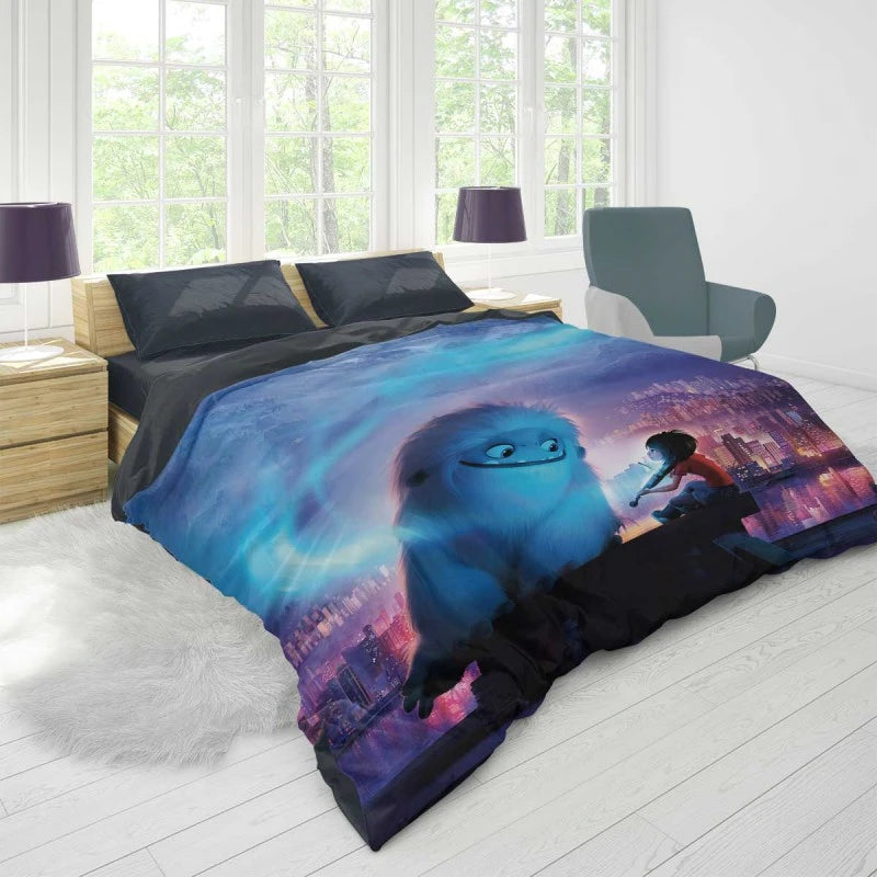 Abominable Movie Everest Humming and Yi Duvet Cover