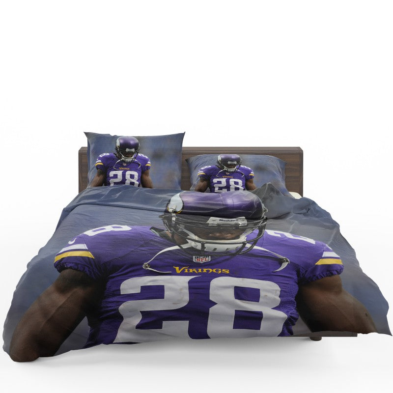 Adrian Peterson Minnesota Vikings American Football Bedding Set