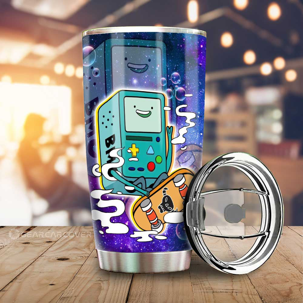 Adventure Time Bmo Galaxy Stainless Steel Tumbler Cup Custom