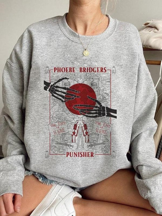 Aesthetic The end is here Phoebe Bridgers aesthetic inspired Sweatshirt, Phoebe Bridgers Sweatshirt