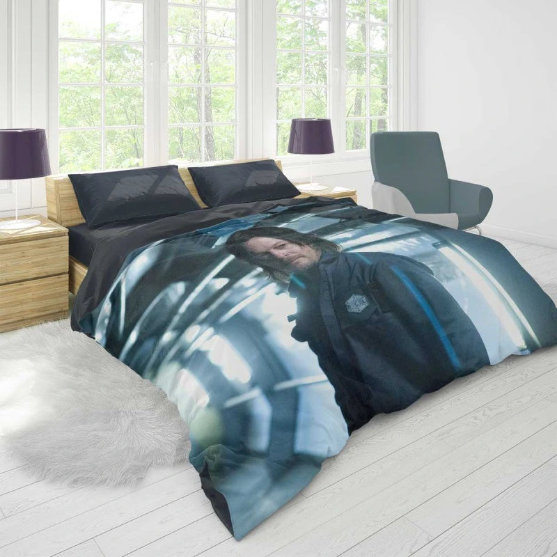 Air Movie Norman Reedus Duvet Cover