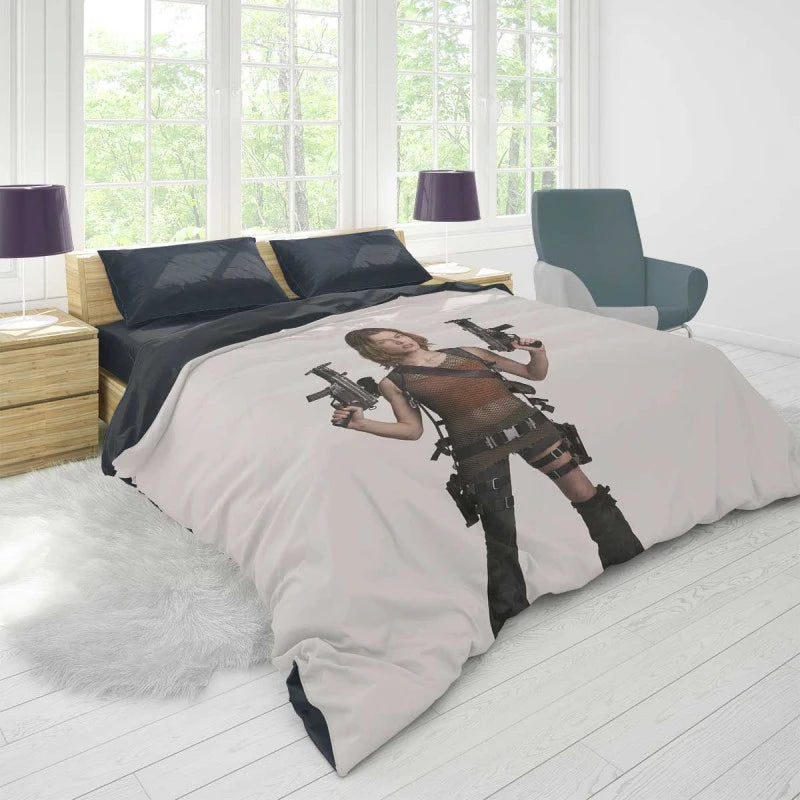 Alice in Resident Evil Apocalypse Movie Duvet Cover