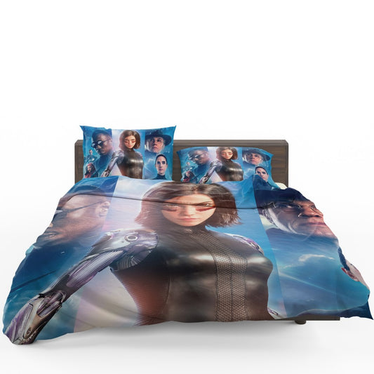 Alita Battle Angel Movie Christoph Waltz Jennifer Connelly Mahershala Ali Bedding Set