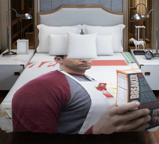 American Underdog Movie Zachary Levi Duvet Cover