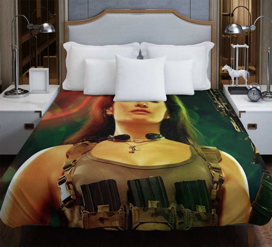 Ana de la Reguera as Maria Cruz in Army of the Dead Movie Duvet Cover