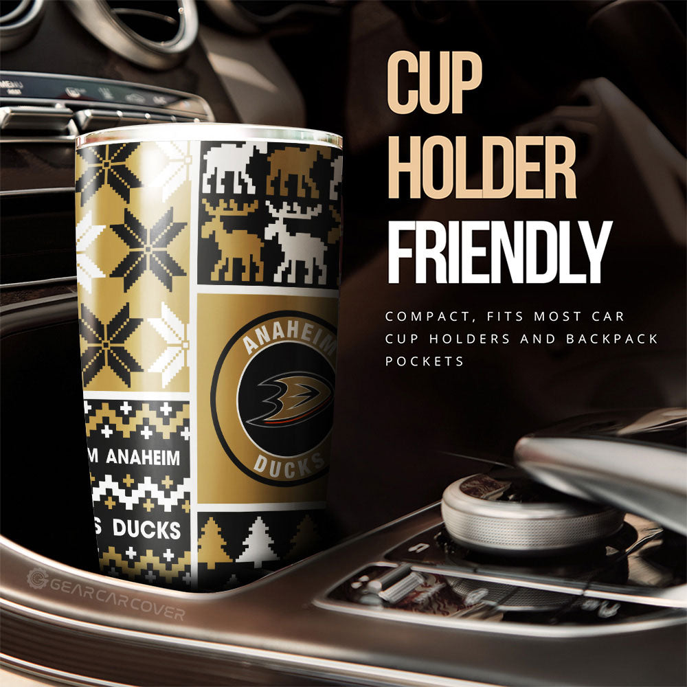 Anaheim Ducks Tumbler Cup Custom Ugly Style Car Accessories