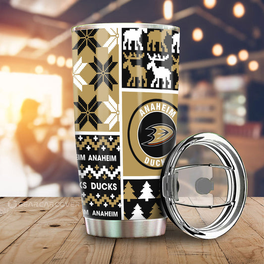 Anaheim Ducks Tumbler Cup Custom Ugly Style Car Accessories