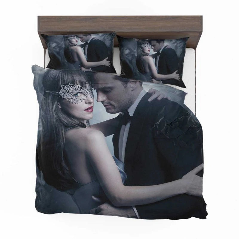 Anastasia and Christian Grey in Fifty Shades Darker Movie Bedding Set