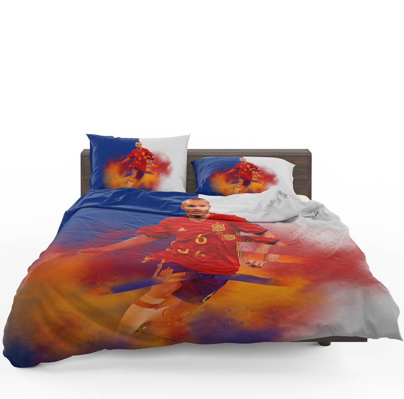 Andres Iniesta Fc Barcelona Bedding Set