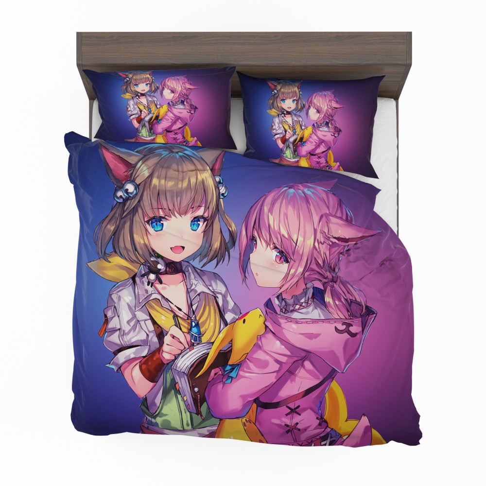 Anime Girl Final Fantasy Bedding Set