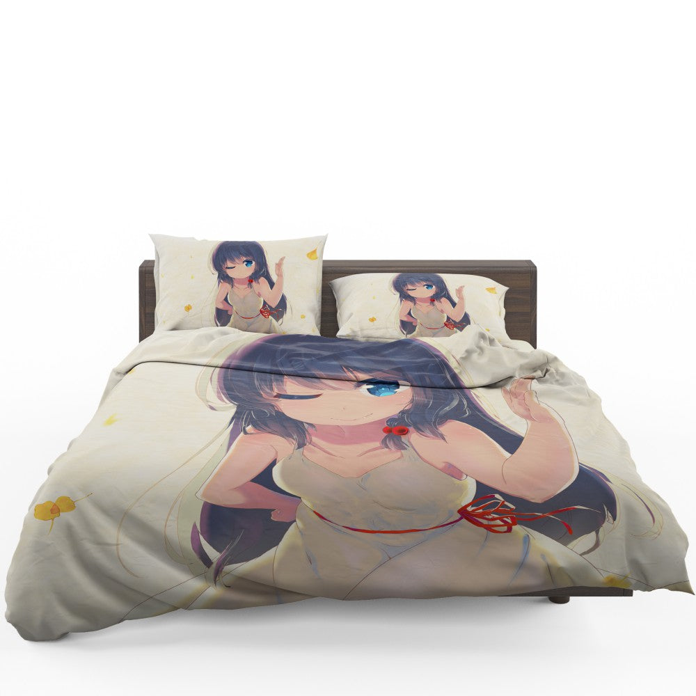 Anime Girl Japanes Cartoon Bedding Set