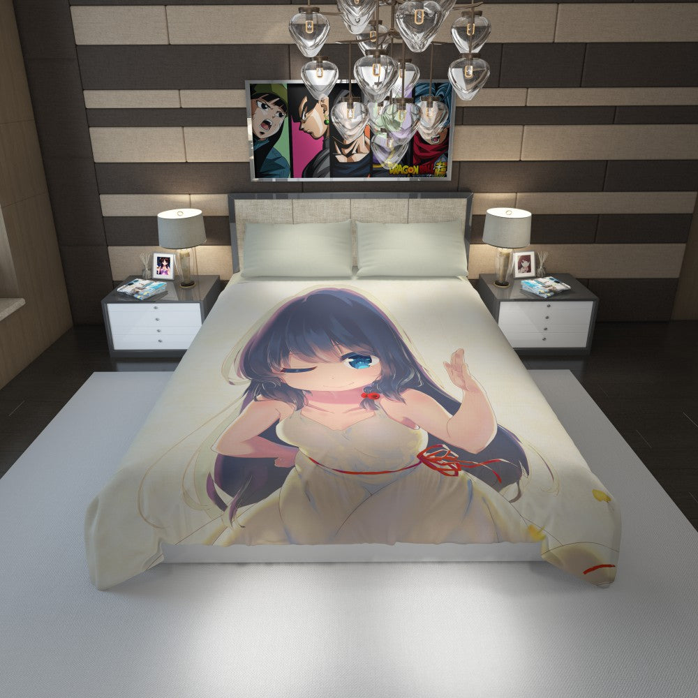 Anime Girl Japanes Cartoon Duvet Cover