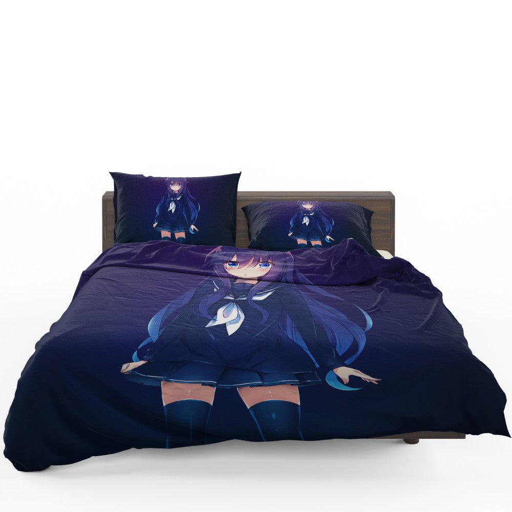 Anime Girl School Uniform Bedding Set