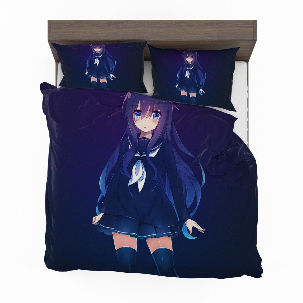 Anime Girl School Uniform Bedding Set