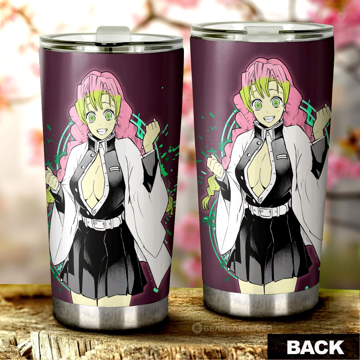 Anime Sexy Girl Kanroji Mitsuri Tumbler Cup Custom Demon Slayer Anime