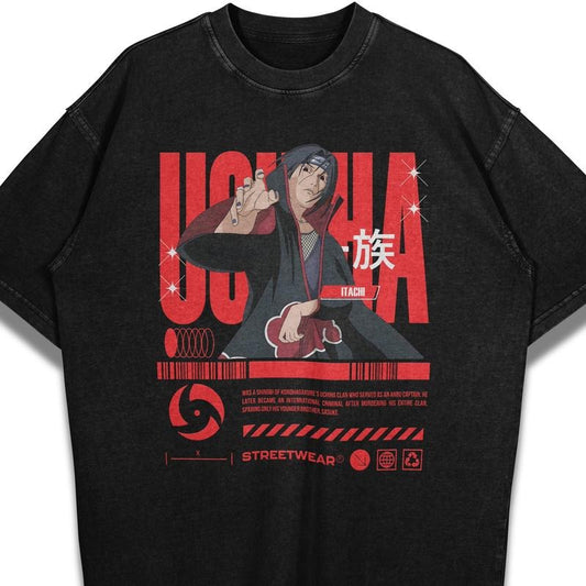 Anime manga shirt with a graphic of Itachi, perfect for enthusiasts of Japanese animation Sweatshirt, Hoodie, Comfort Colors