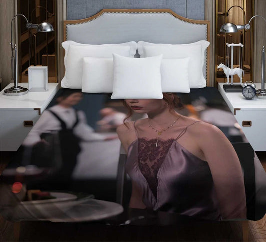 Anya Taylor-Joy in The Menu Movie Duvet Cover
