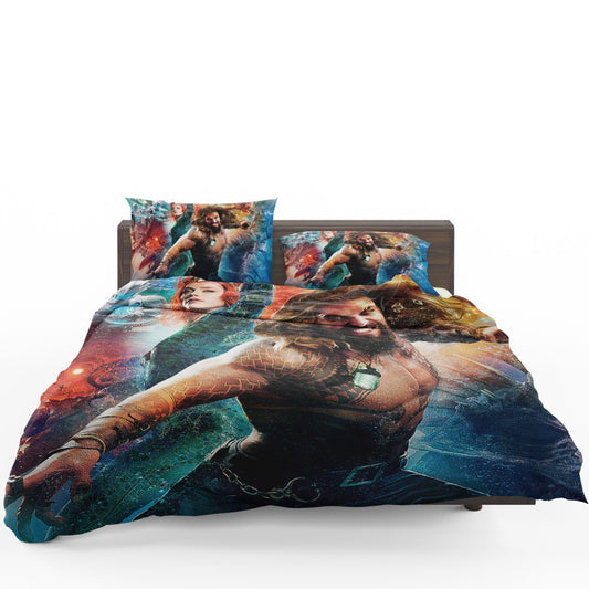 Aquaman Movie Amber Heard Jason Momoa Mera DC Universe Bedding Set