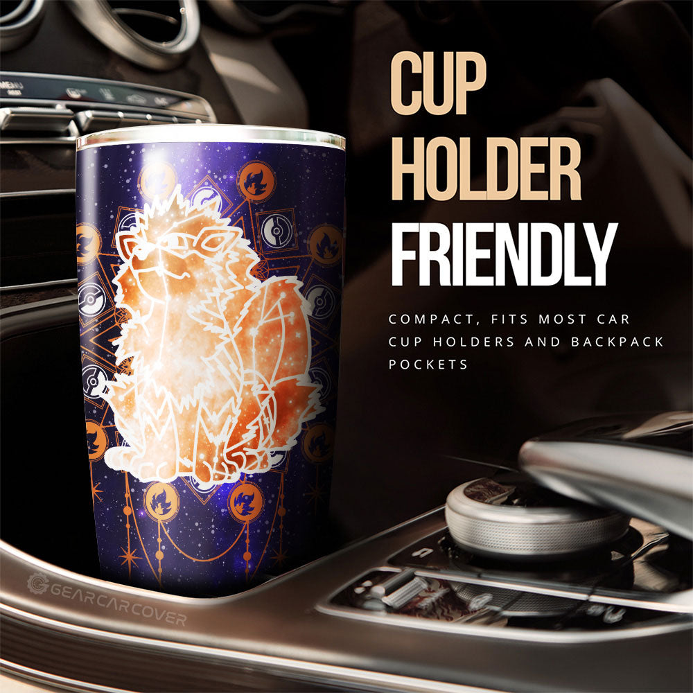 Arcanine Tumbler Cup Custom Car Accessories