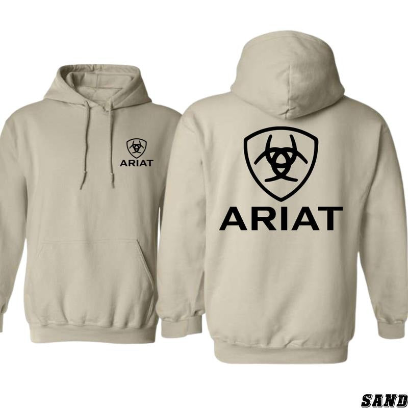 Ariat Hoodie - Iconic Bold Logo Design, western wear for men, Unisex Classic Comfort and Ranch-Inspired Fashion - Sweatshirts, Menswear