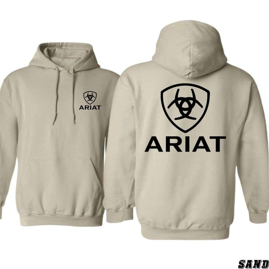 Ariat Hoodie - Iconic Bold Logo Design, western wear for men, Unisex Classic Comfort and Ranch-Inspired Fashion - Sweatshirts, Menswear