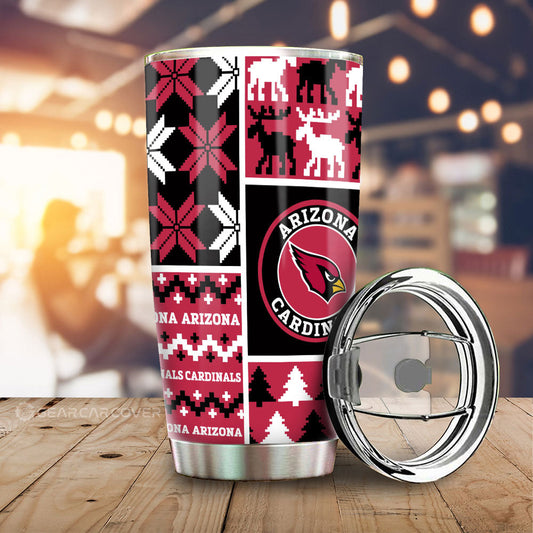 Arizona Cardinals Tumbler Cup Custom Ugly Style Car Accessories