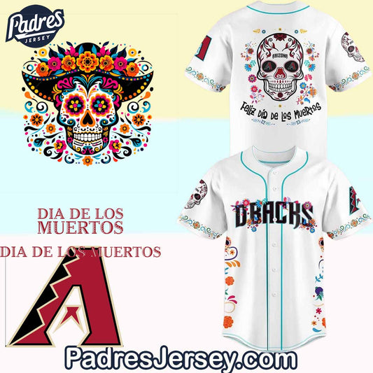 Arizona Diamondbacks Dia De Los Muertos Baseball Jersey Outfit - Padres Jersey Oasis: Elevate Your Baseball Style Game