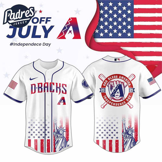 Arizona Diamondbacks Special Independence Day 2025 Baseball Jersey - Padres Jersey Oasis: Elevate Your Baseball Style Game