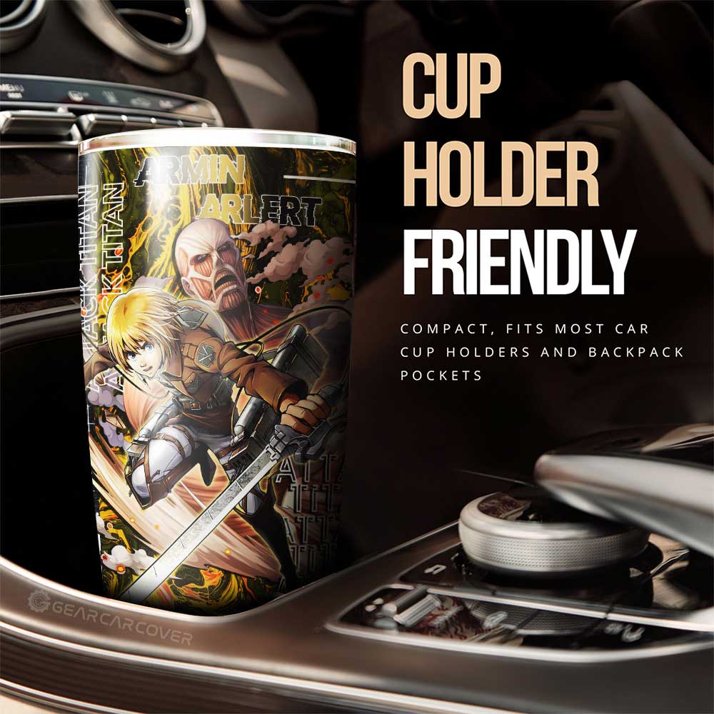 Armin Arlert Tumbler Cup Custom Car Accessories