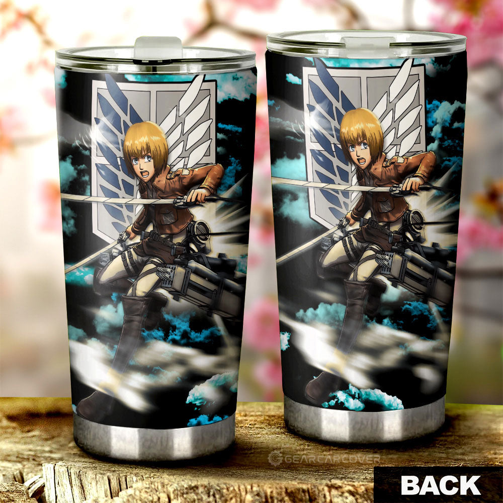 Armin Arlert Tumbler Cup Custom Car Interior Accessories