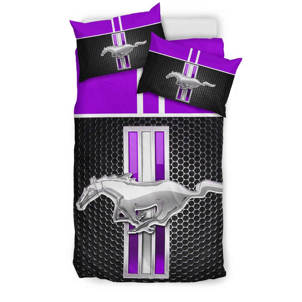 Ford Mustang Purple Bedding Set