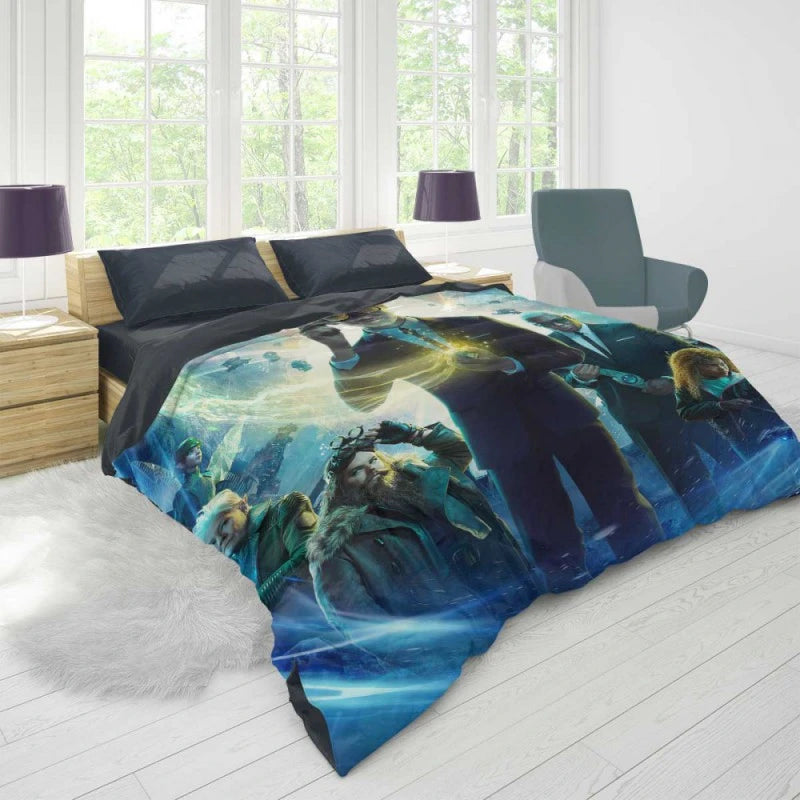 Artemis Fowl Movie Josh Gad Judi Dench Colin Farrell Duvet Cover