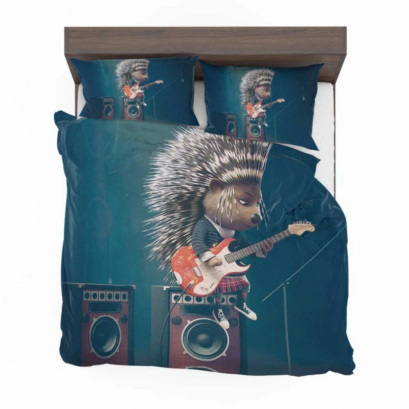 Ash from Sing Movie Playing the Guitar Bedding Set