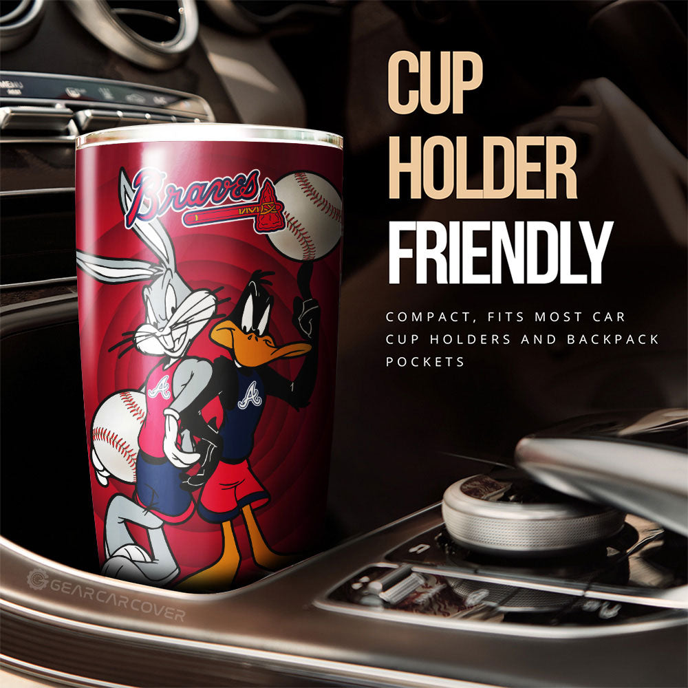Atlanta Braves Tumbler Cup Custom Car Accessories