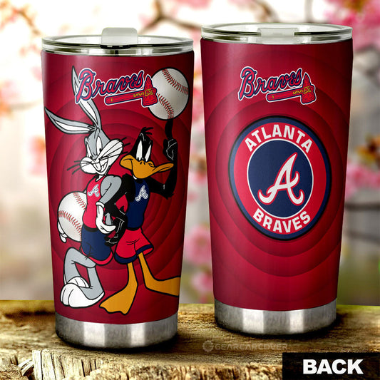 Atlanta Braves Tumbler Cup Custom Car Accessories
