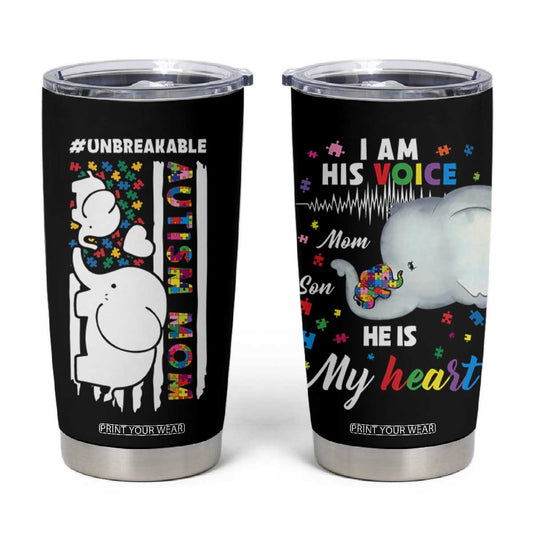 Autism Mom Gifts Tumbler Cup Autistic Kid Parents Mothers Day Autism Awareness TB10