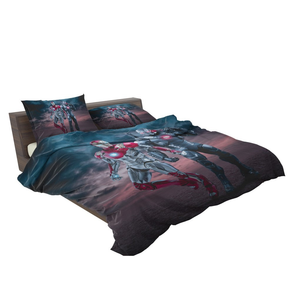 Avengers Age of Ultron Movie Iron Man War Machine Bedding Set